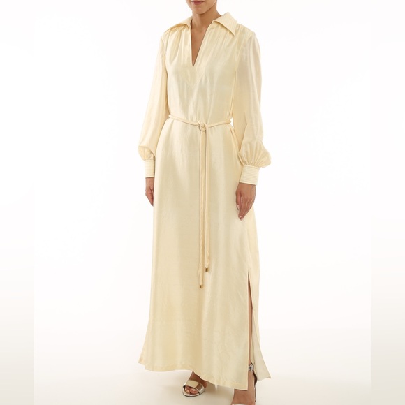 NWT Tory Burch Silk Tunic Dress in French Cream - Picture 1 of 8